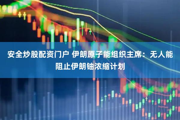 安全炒股配资门户 伊朗原子能组织主席：无人能阻止伊朗铀浓缩计划